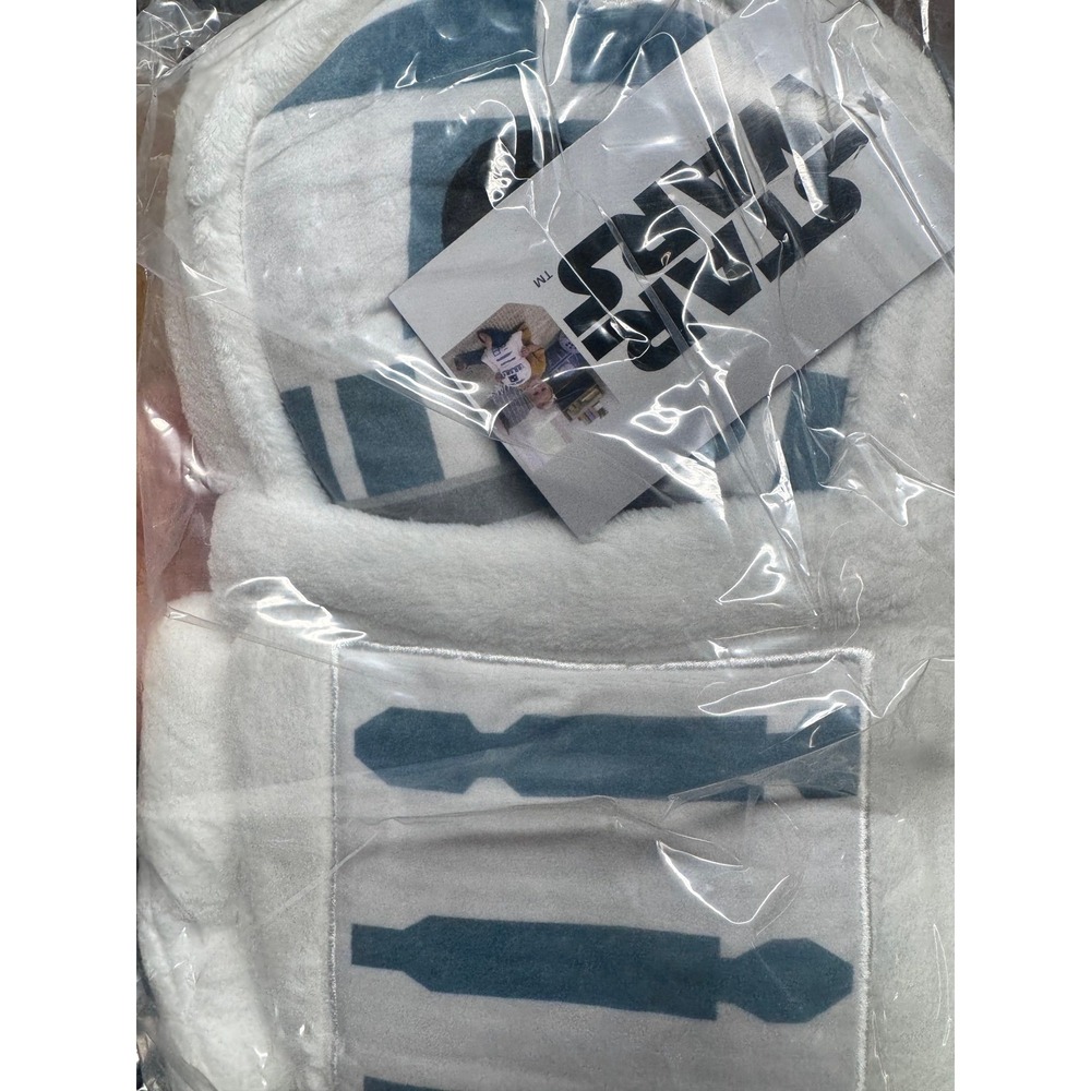 Disney Star Wars NEW R2D2 Plush Toy Blanket Convertible Pillow Kids - Picture 3 of 8